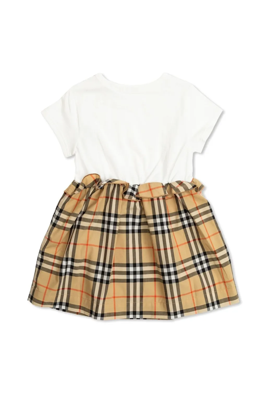 Burberry Kids Check Patterned Dress