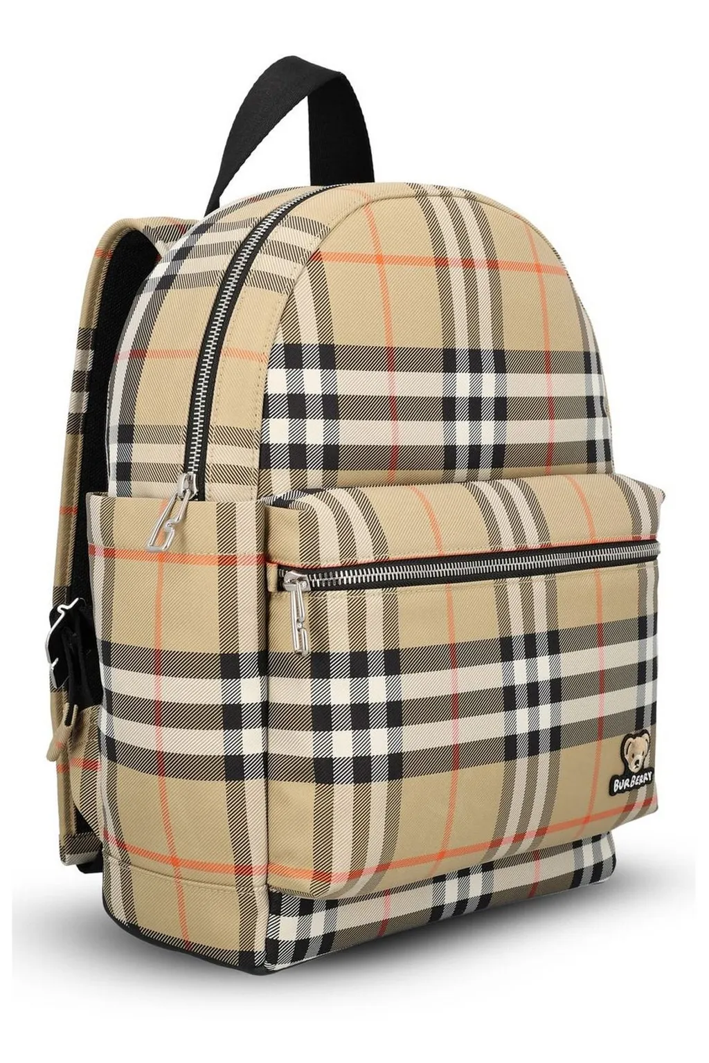 Burberry Kids Check Patterned Backpack