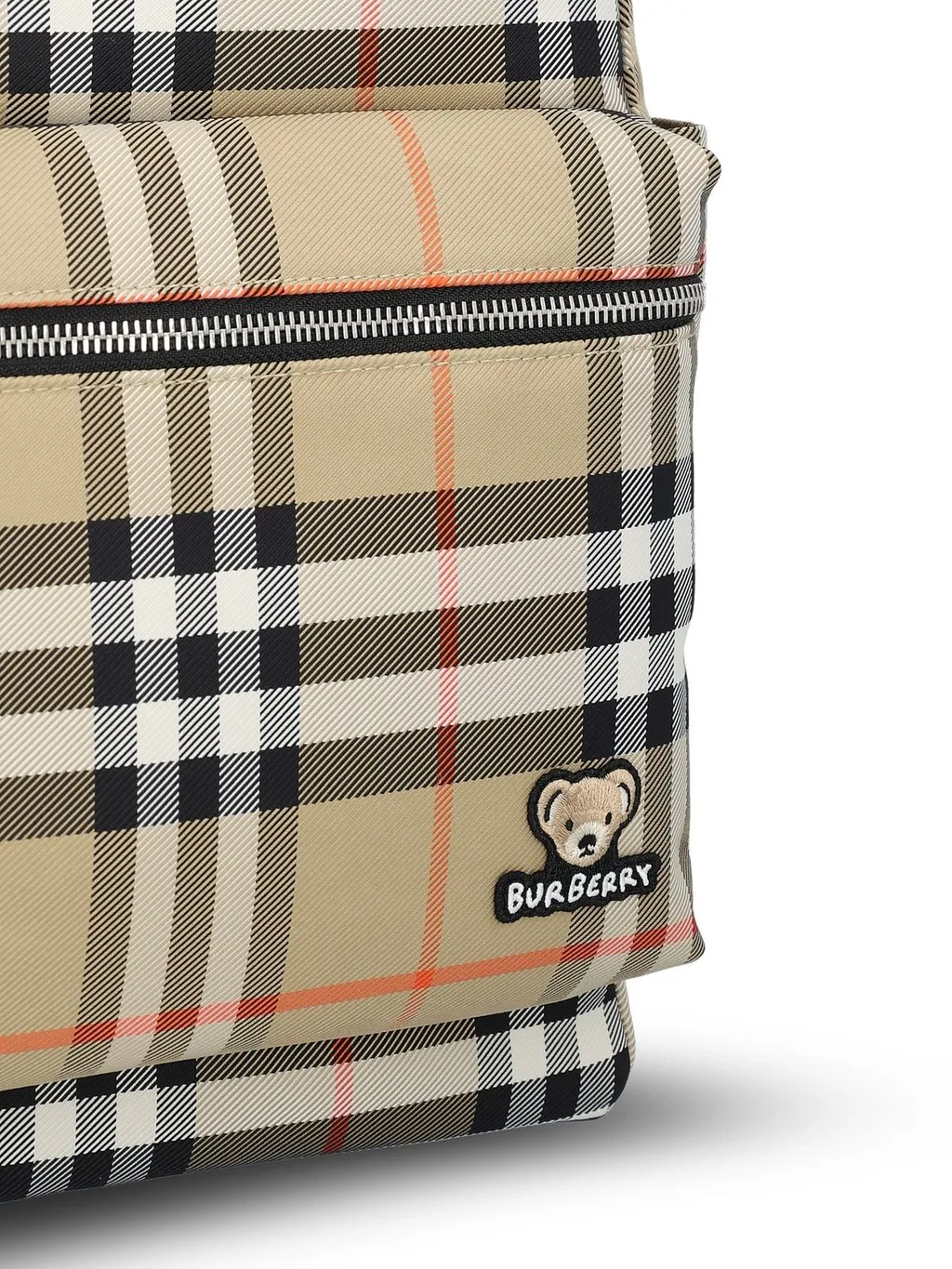 Burberry Kids Check Patterned Backpack