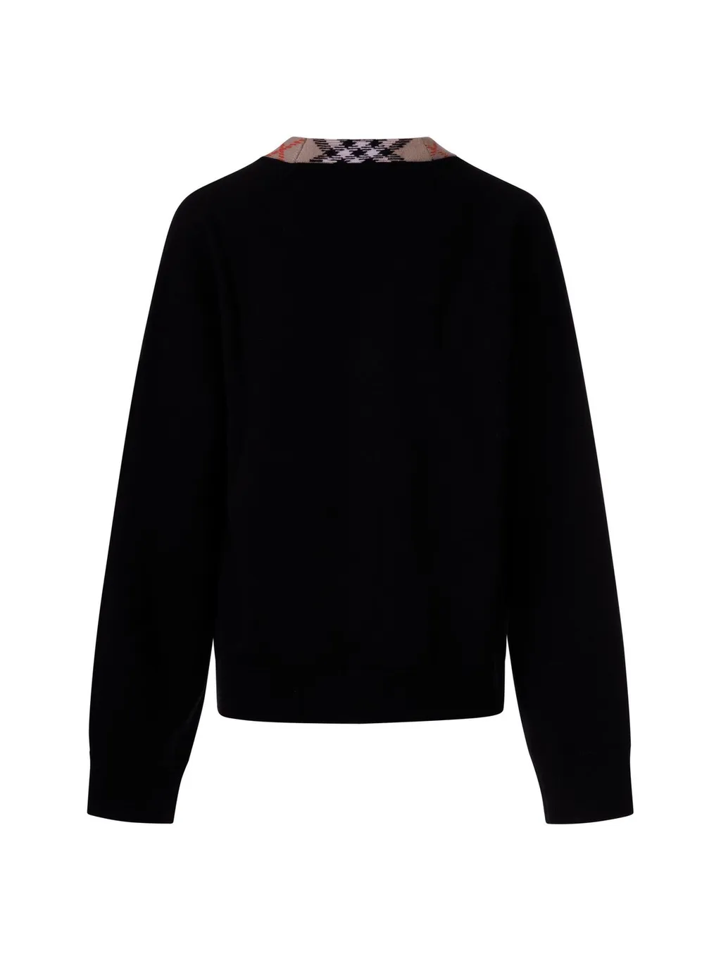 Burberry Kids Check Trim Cardigan