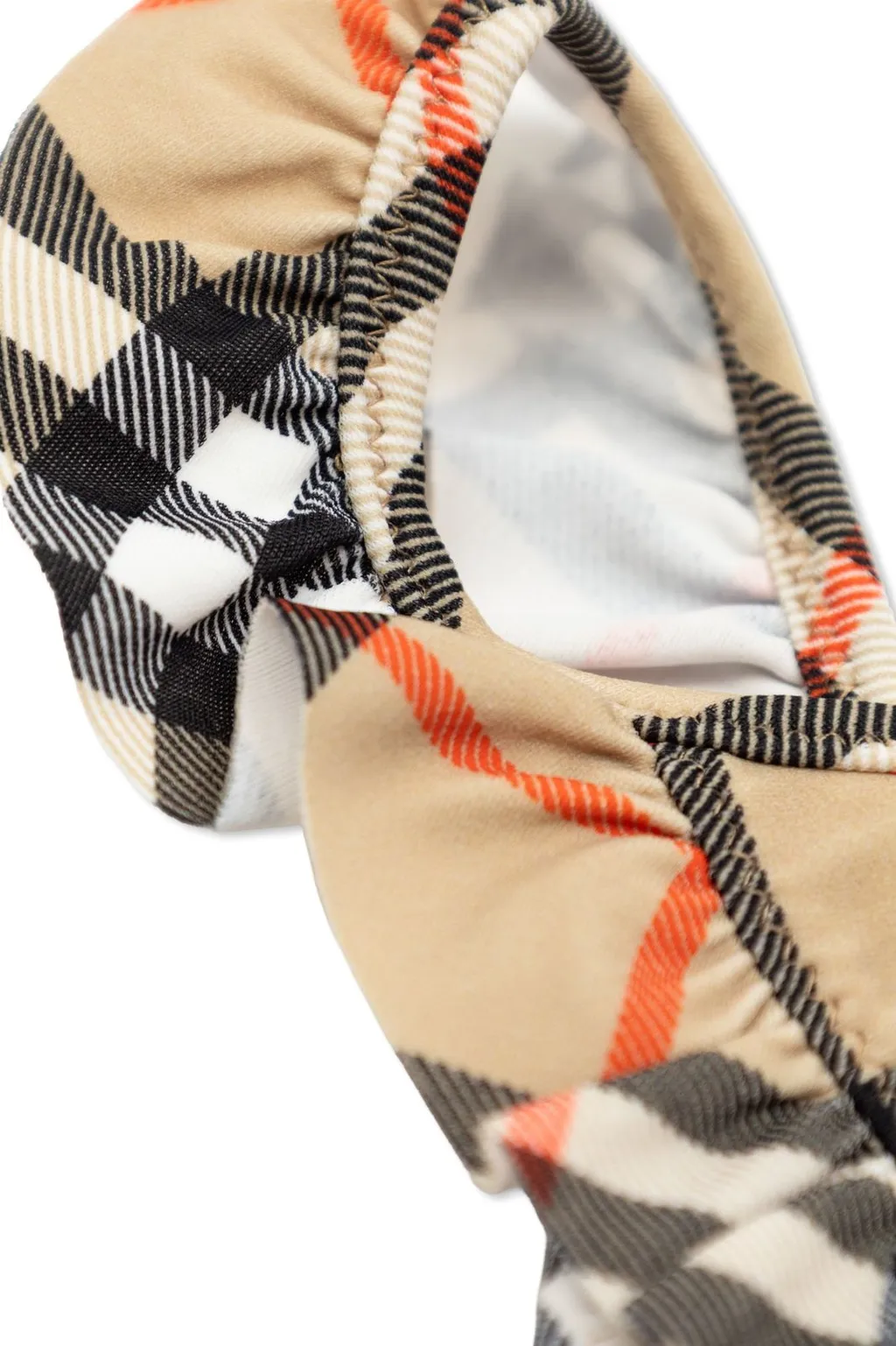 Burberry Kids Checked One Piece Swimsuit