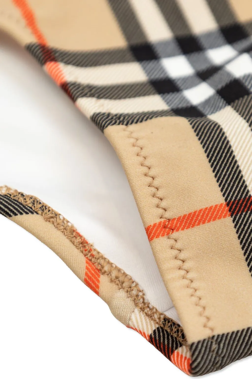 Burberry Kids Checked One Piece Swimsuit