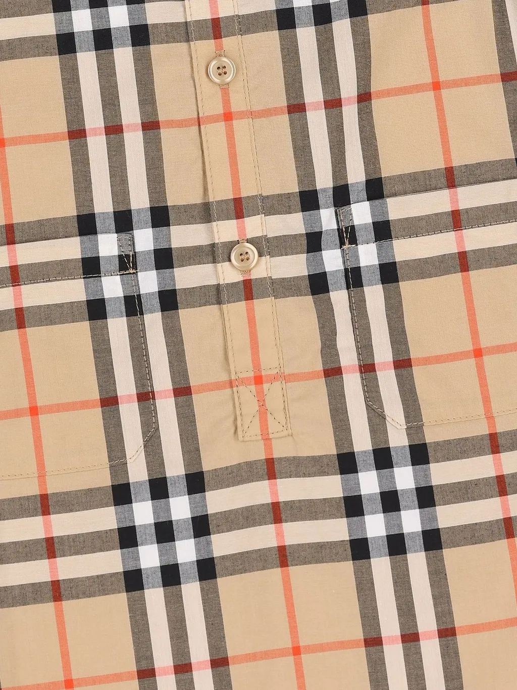 Burberry Kids	Checked Playsuit