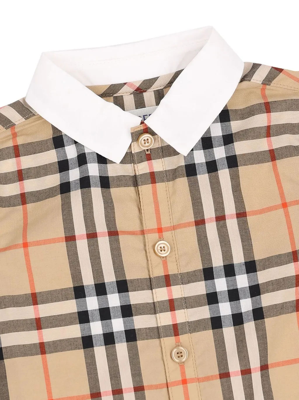 Burberry Kids	Checked Playsuit