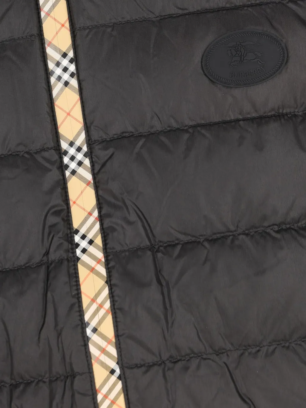 Burberry Kids Hooded Quilted Down Jacket