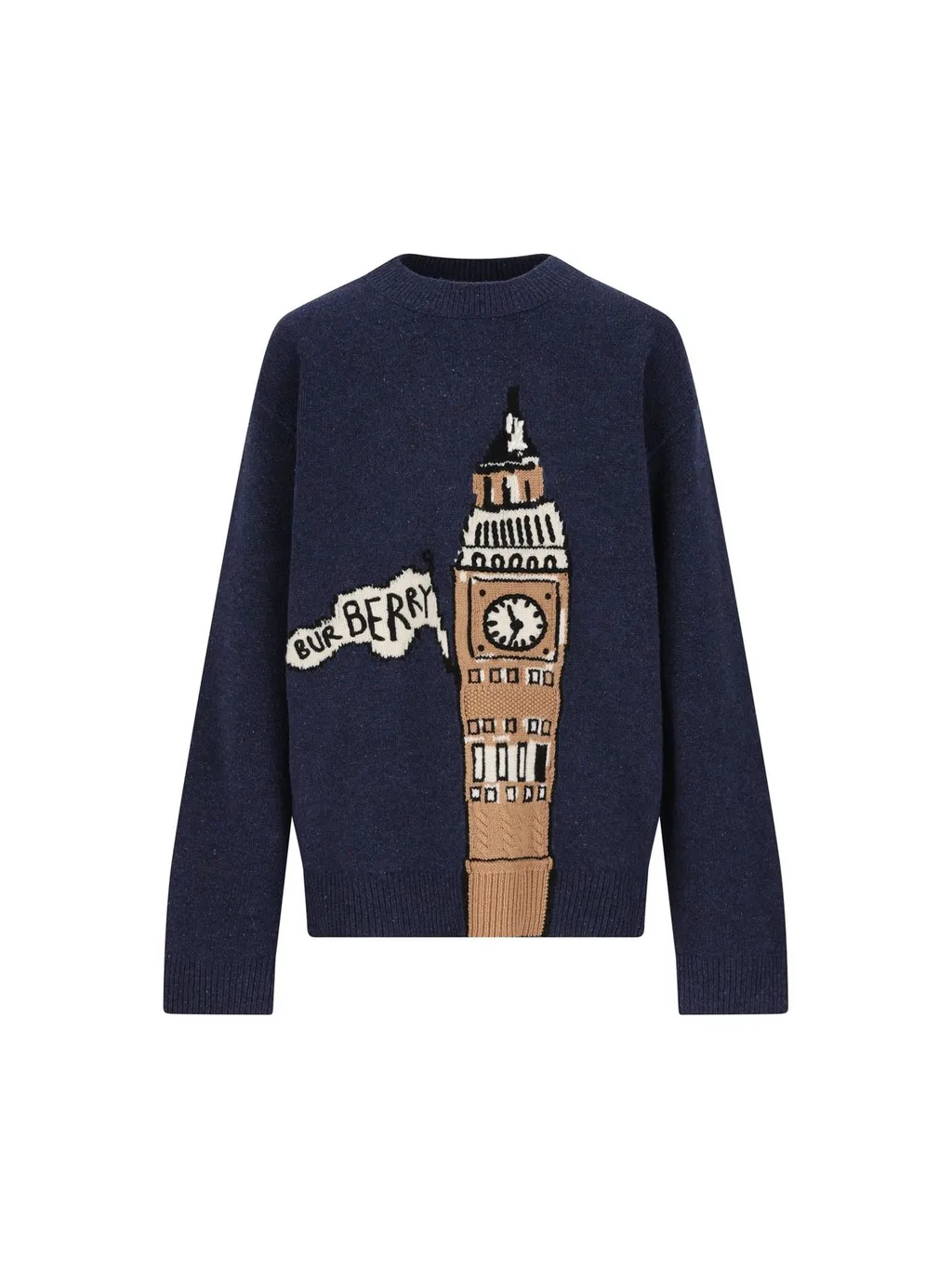 Burberry Kids Graphic Intarsia Jumper
