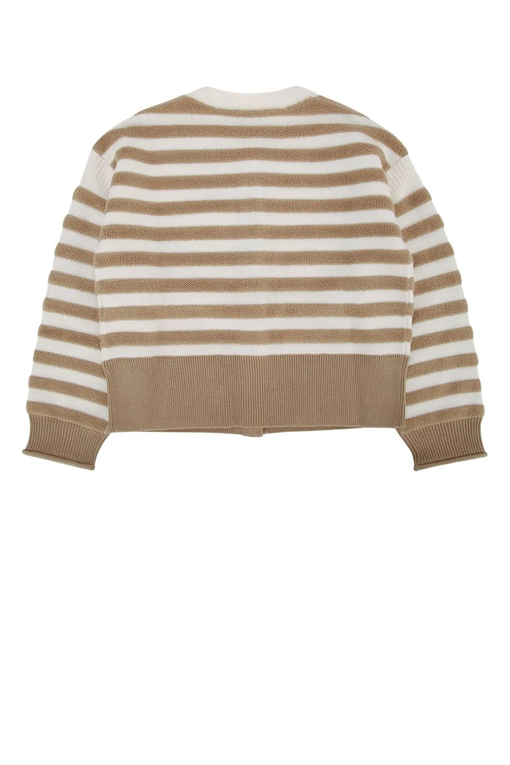 Burberry Kids Striped Buttoned Cardigan