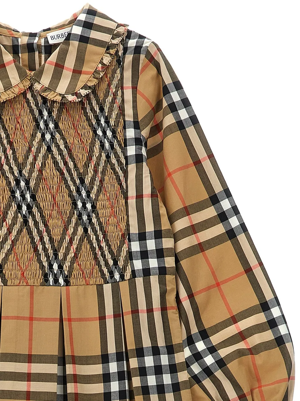 Burberry Kids Check Poplin Dress