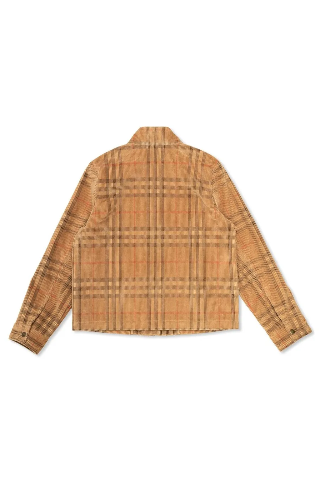 Burberry Kids Check Corduroy Harrington Jacket