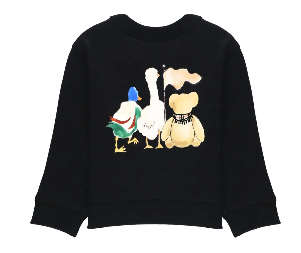 Burberry Kids Animal Printed Sweatshirt