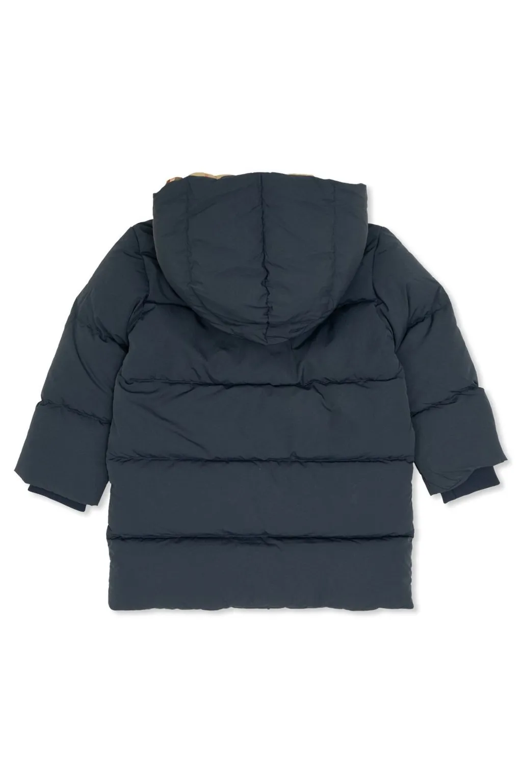 Burberry Kids Ekd Embroidered Hooded Down Jacket