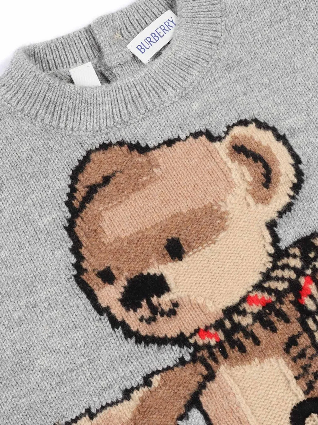 Burberry Kids Bear Printed Crewneck Jumper