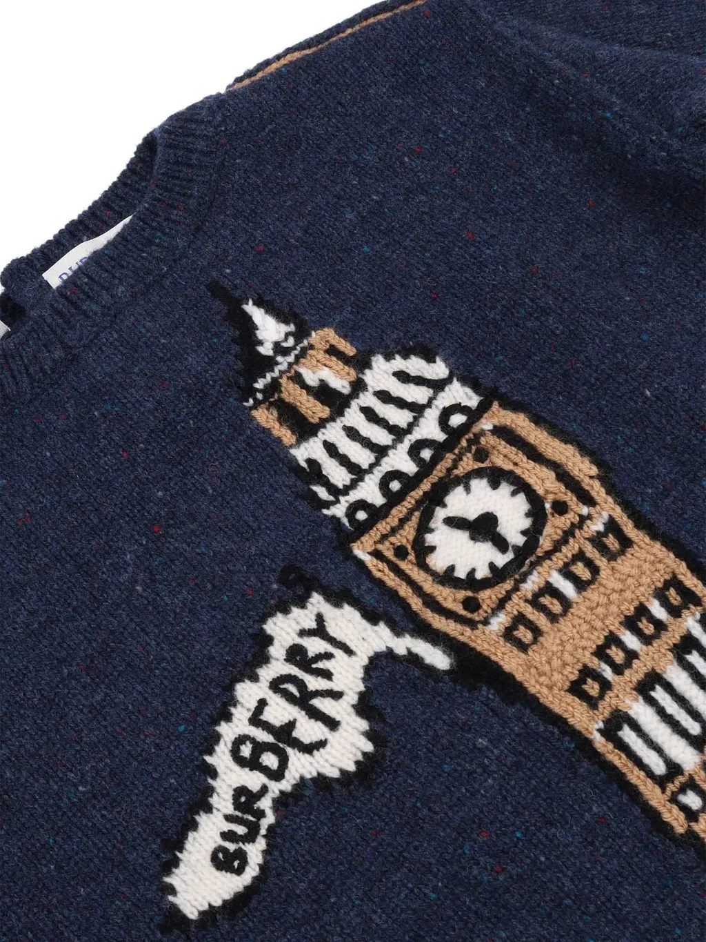 Burberry Kids Printed Crewneck Jumper