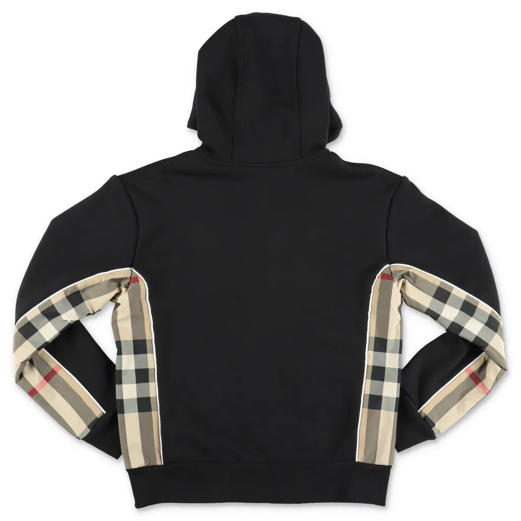 Burberry Kids Graham Checked Panelled Zip-Up Hoodie