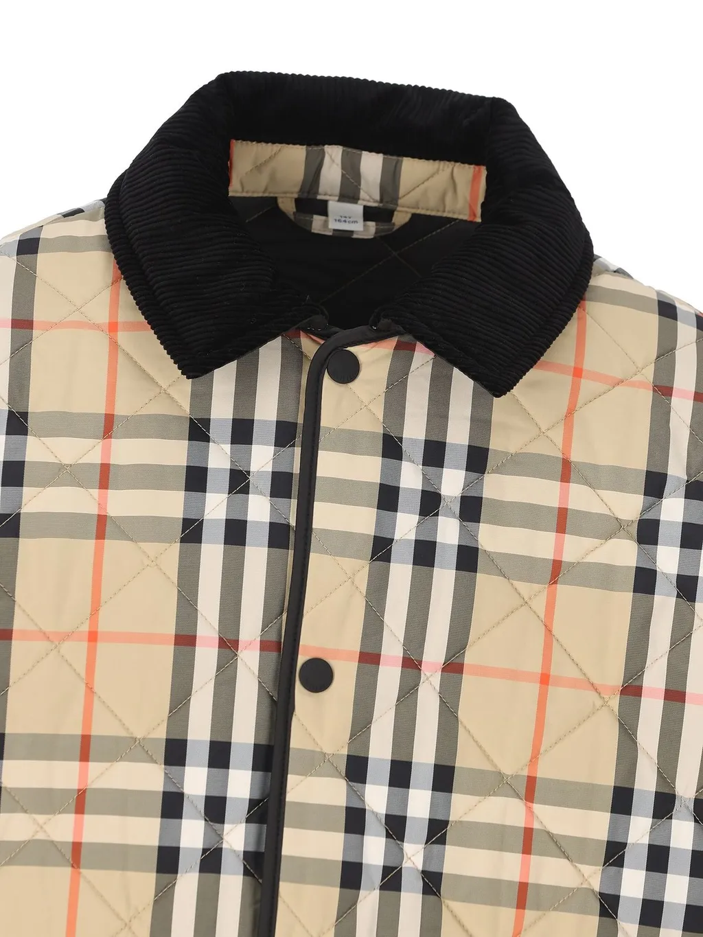 Burberry Kids Check Quilted Barn Jacket