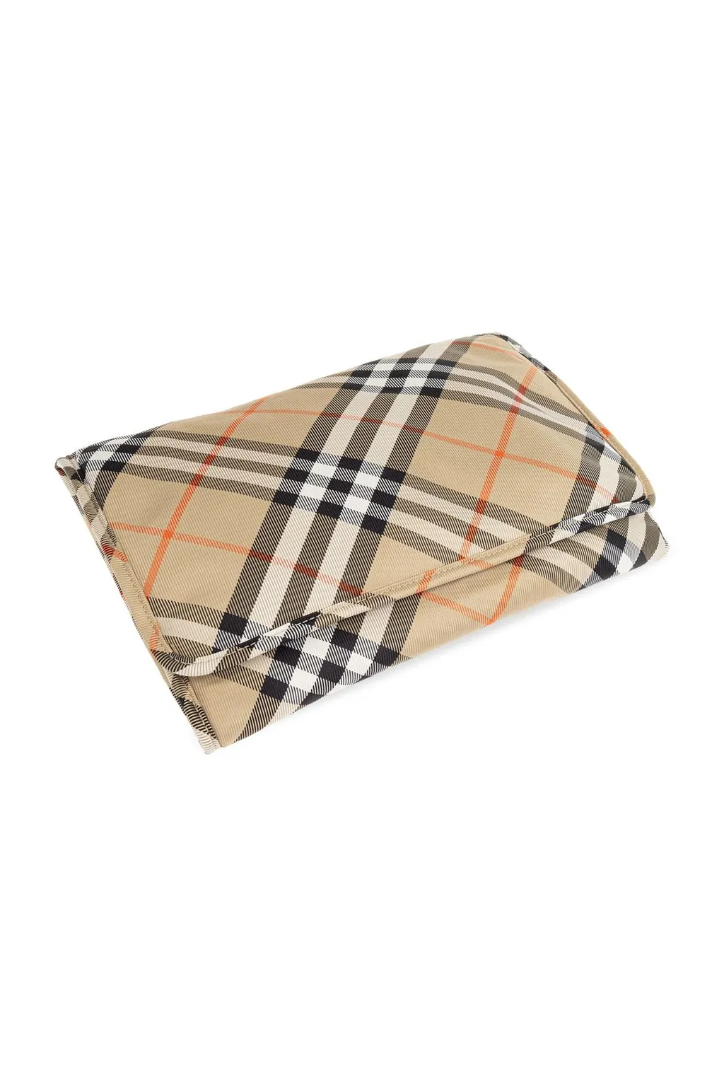 Burberry Kids Zipped Checked Changing Bag