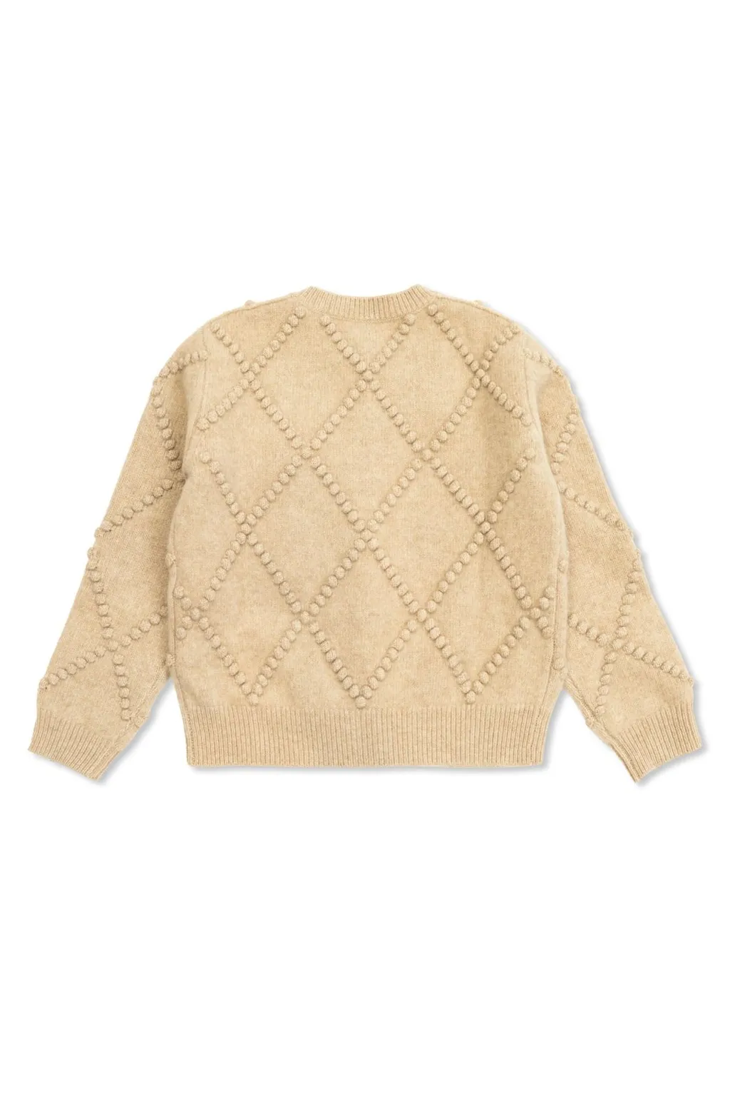 Burberry Kids Bow Detailed Button-Up Cardigan
