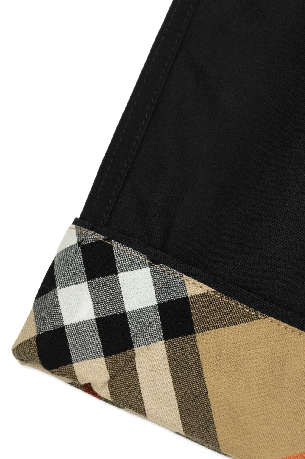Burberry Kids Rolled Up Legs Buttoned Trousers