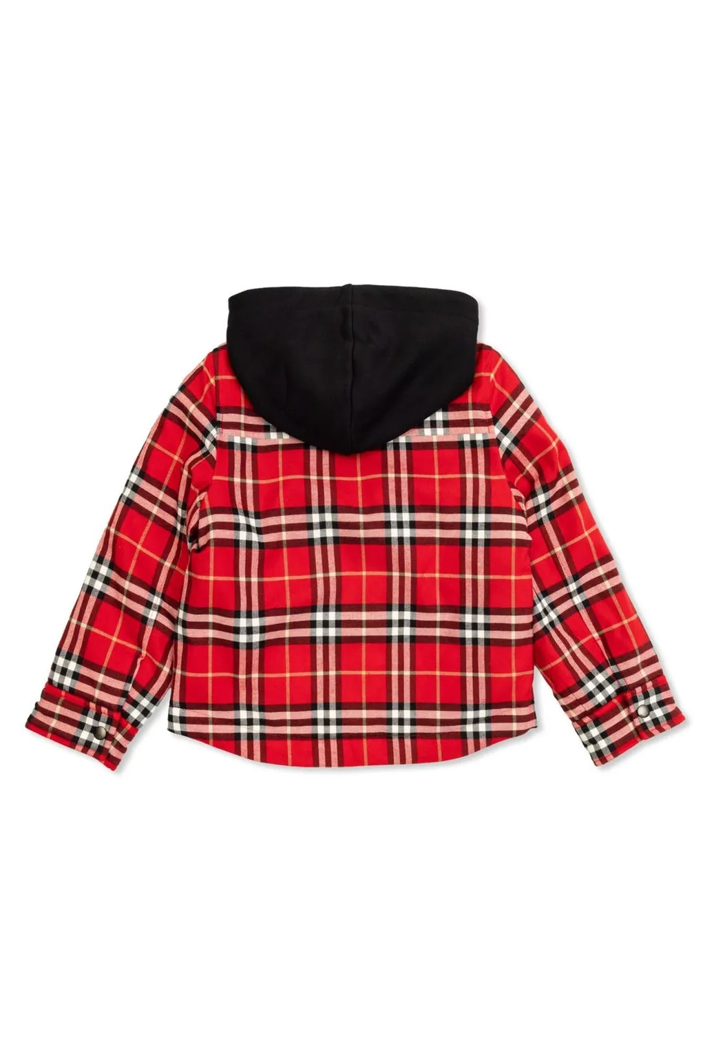 Burberry Kids Checked Insulated Hooded Jacket