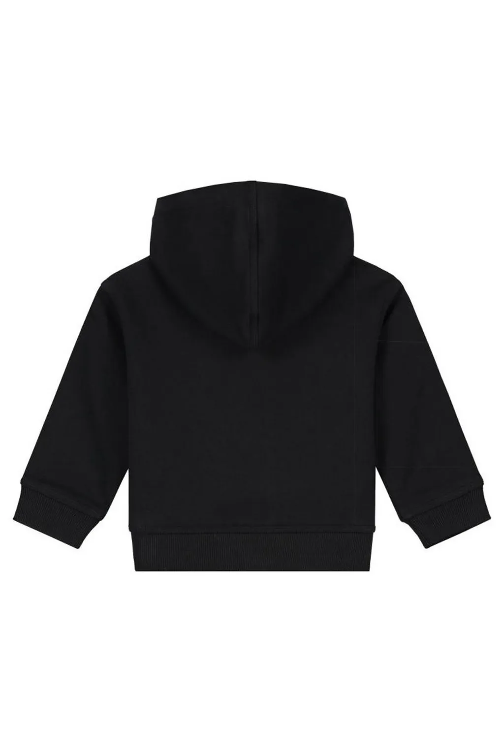Burberry Kids Logo Printed Checked Zipped Hoodie