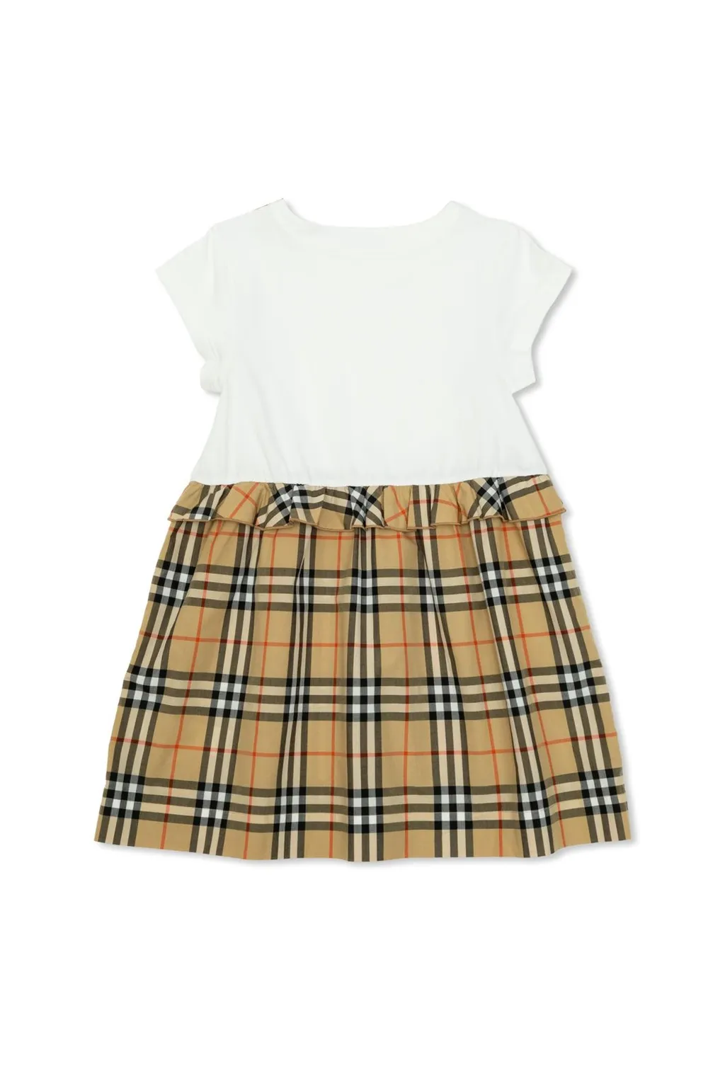 Burberry Kids Check Trim Dress