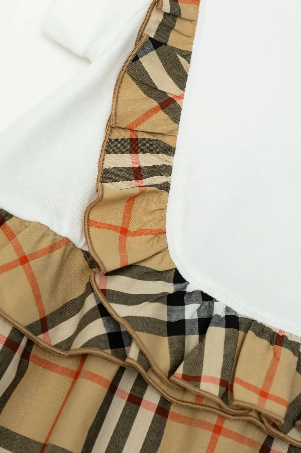 Burberry Kids Check Trim Dress