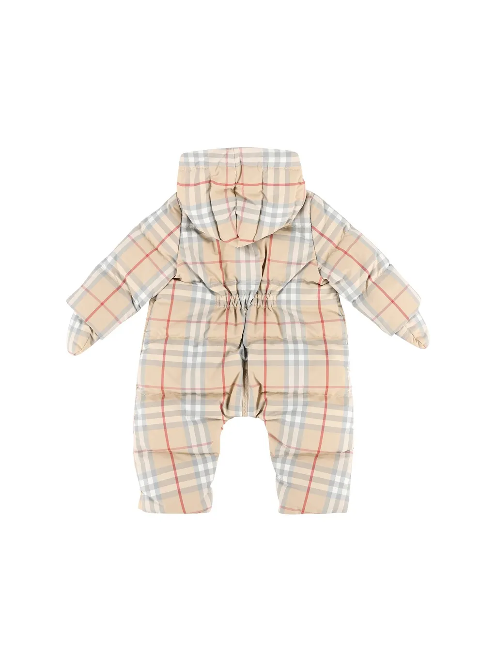 Burberry Kids Checked Hooded Padded Suit