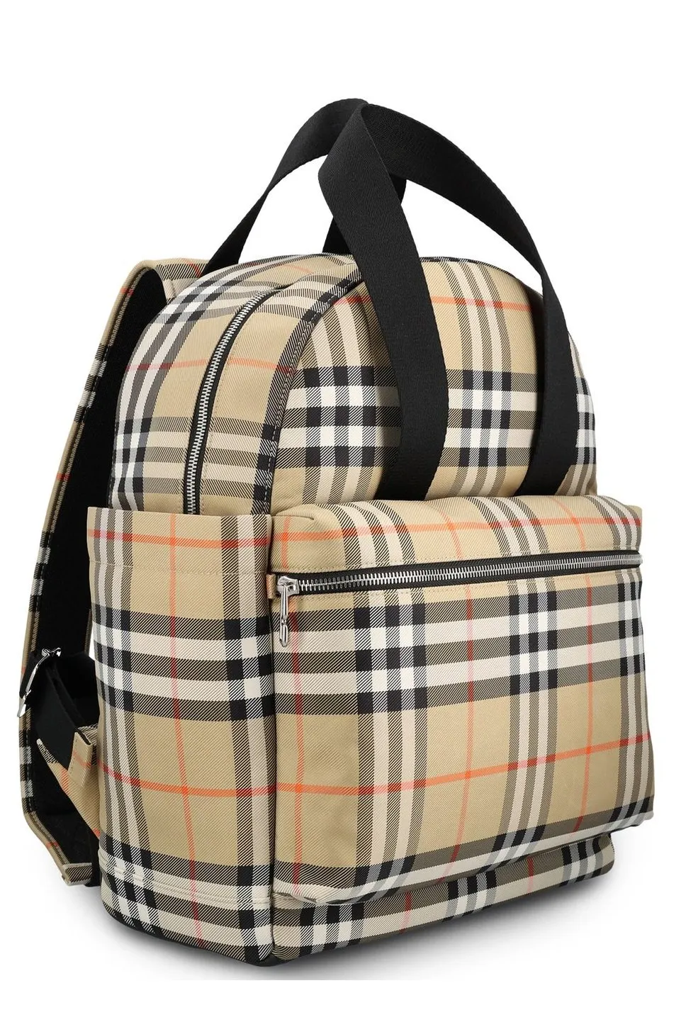 Burberry Kids Check-Patterned Zipped Backpack