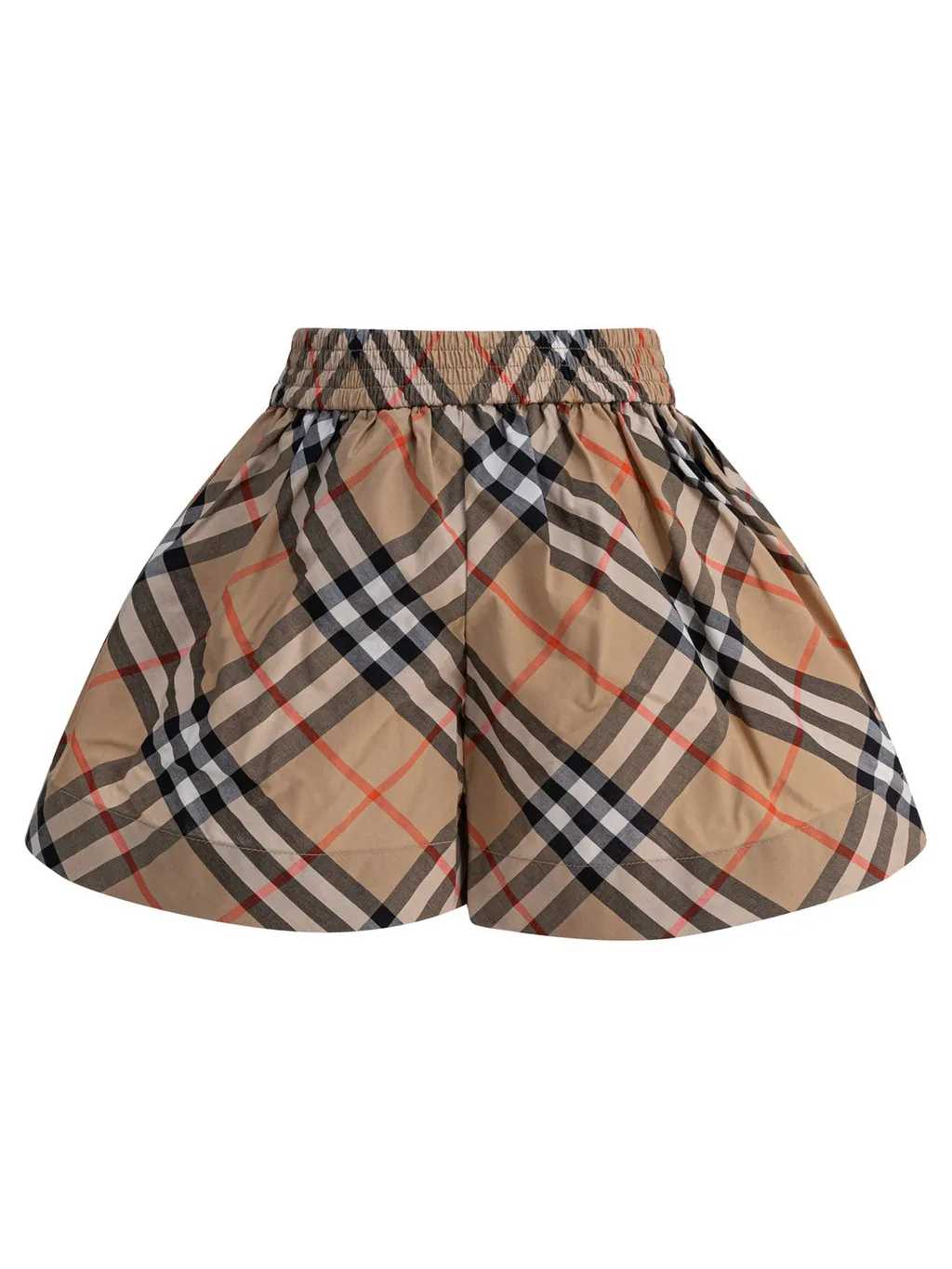 Burberry Kids Checked Elasticated Waist Shorts
