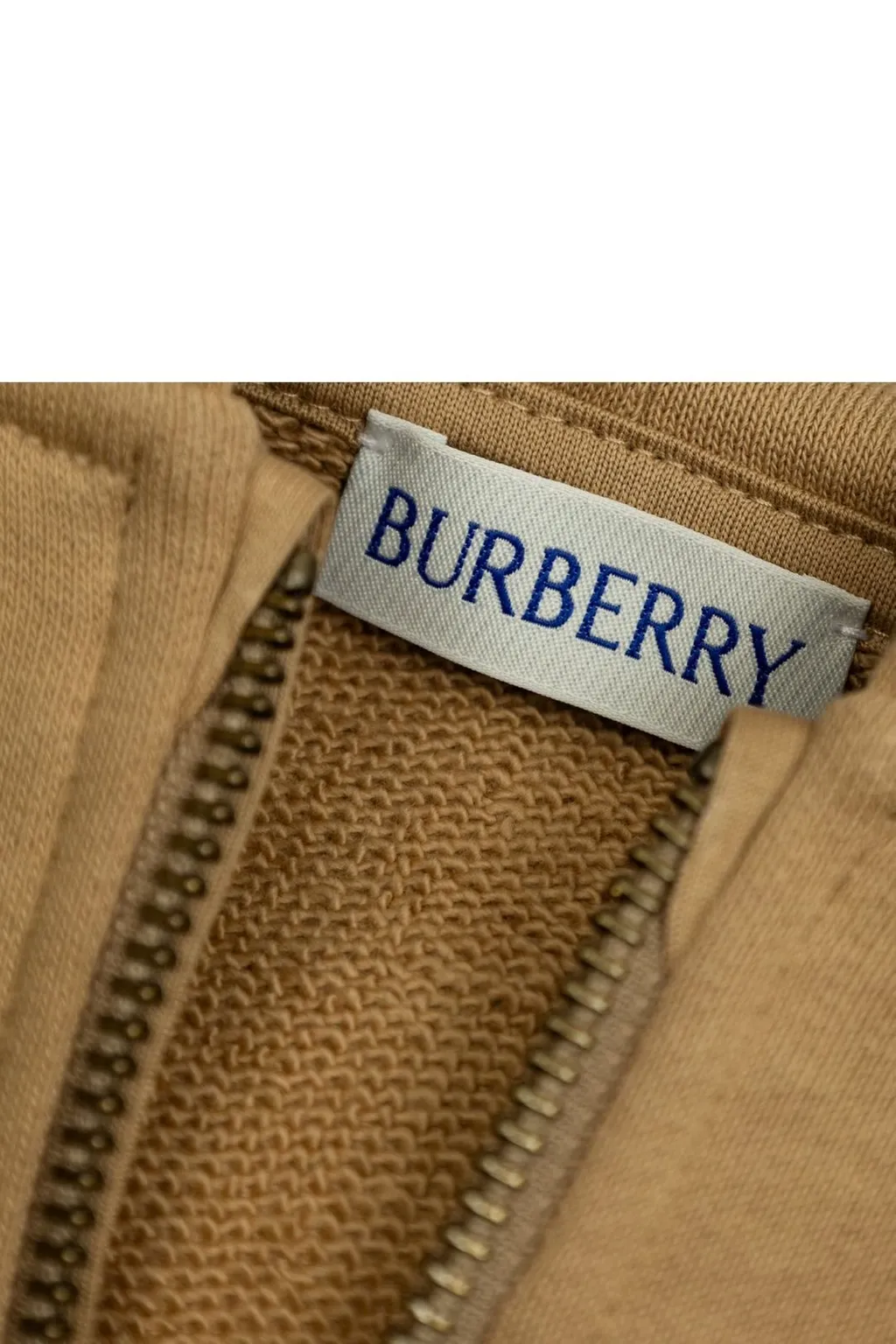Burberry Kids Check Trim Zip Hoodie
