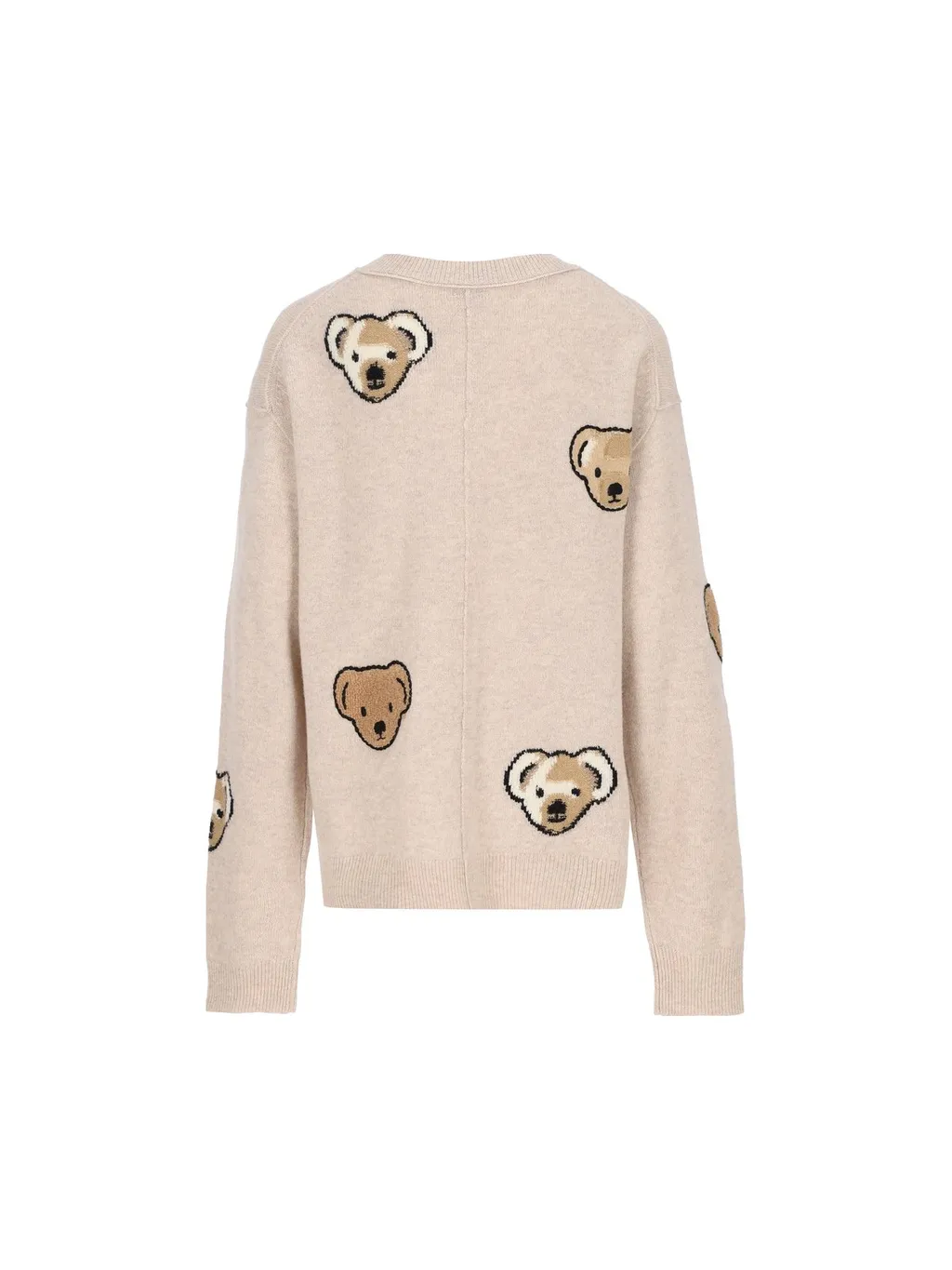 Burberry Kids Bear Intarsia-Knit Buttoned Cardigan