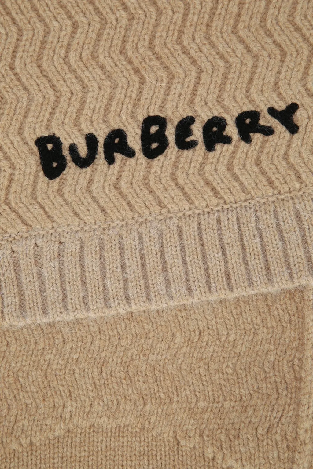 Burberry Kids Bear Knit Scarf