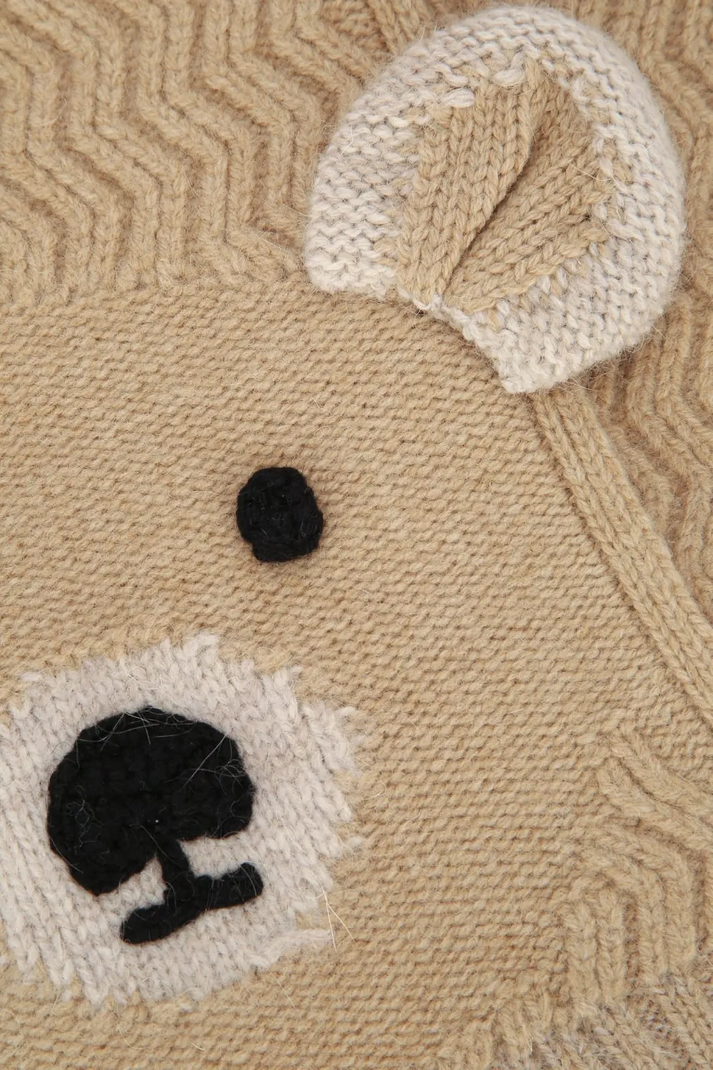 Burberry Kids Bear Knit Scarf
