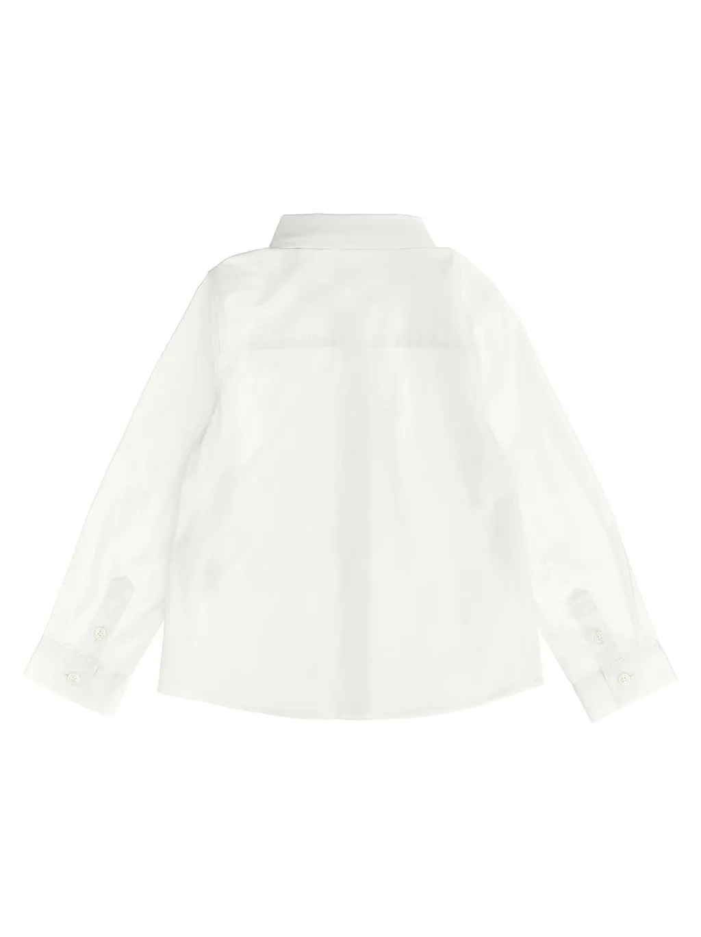 Burberry Kids Logo Embroidered Curved Hem Shirt