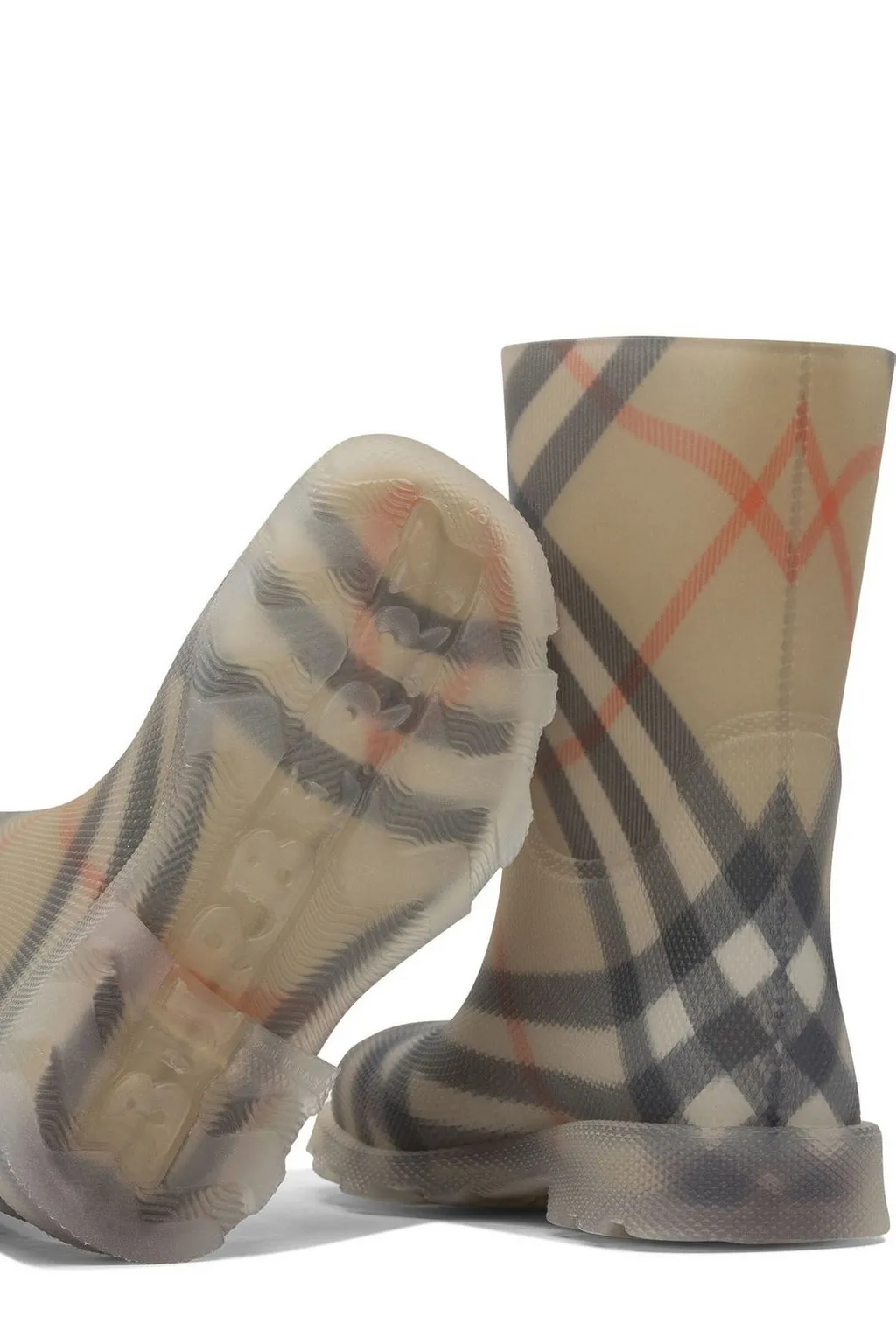 Burberry Kids Checked March Boots