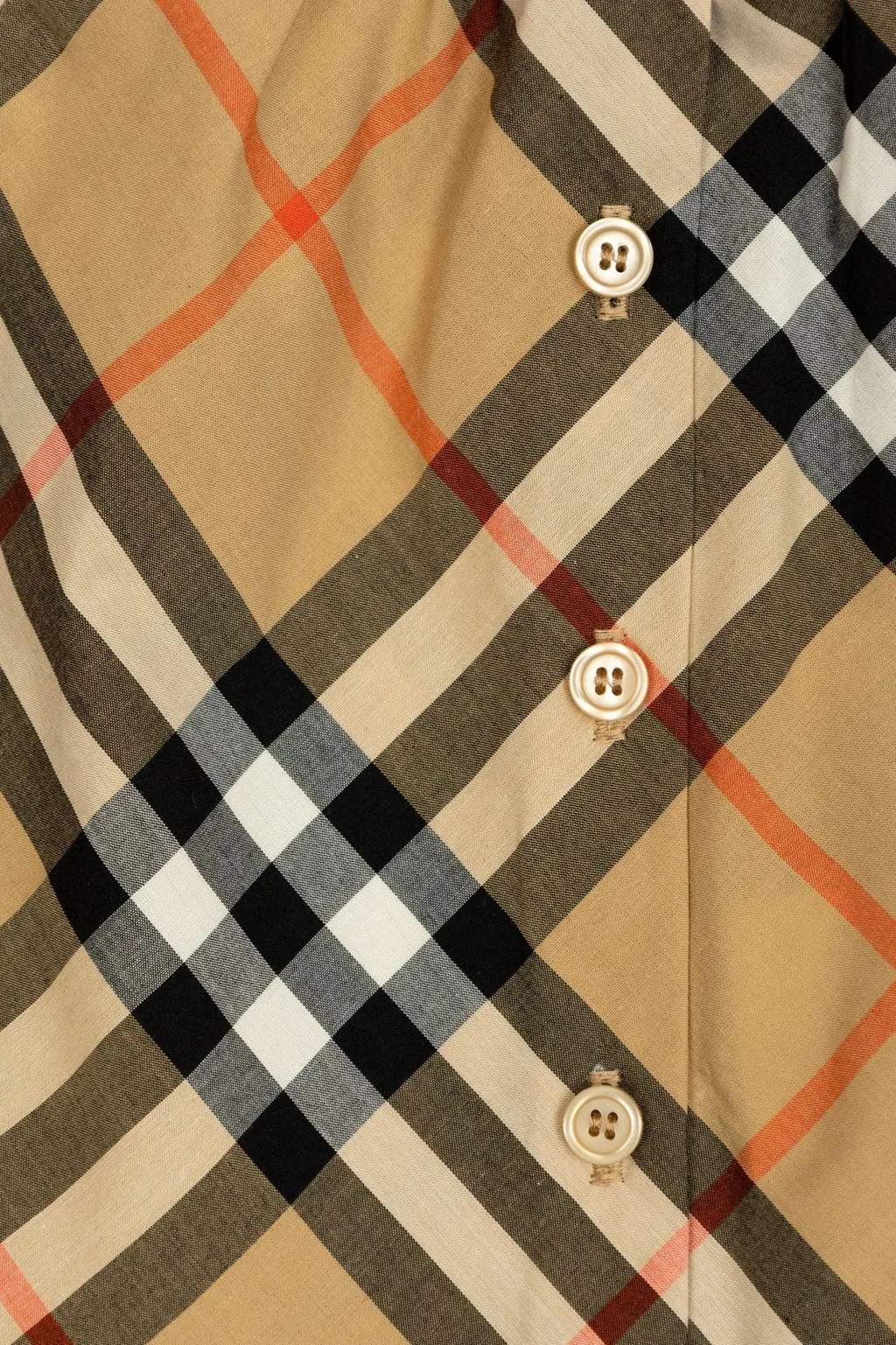 Burberry Kids Checked Ruffled Dress