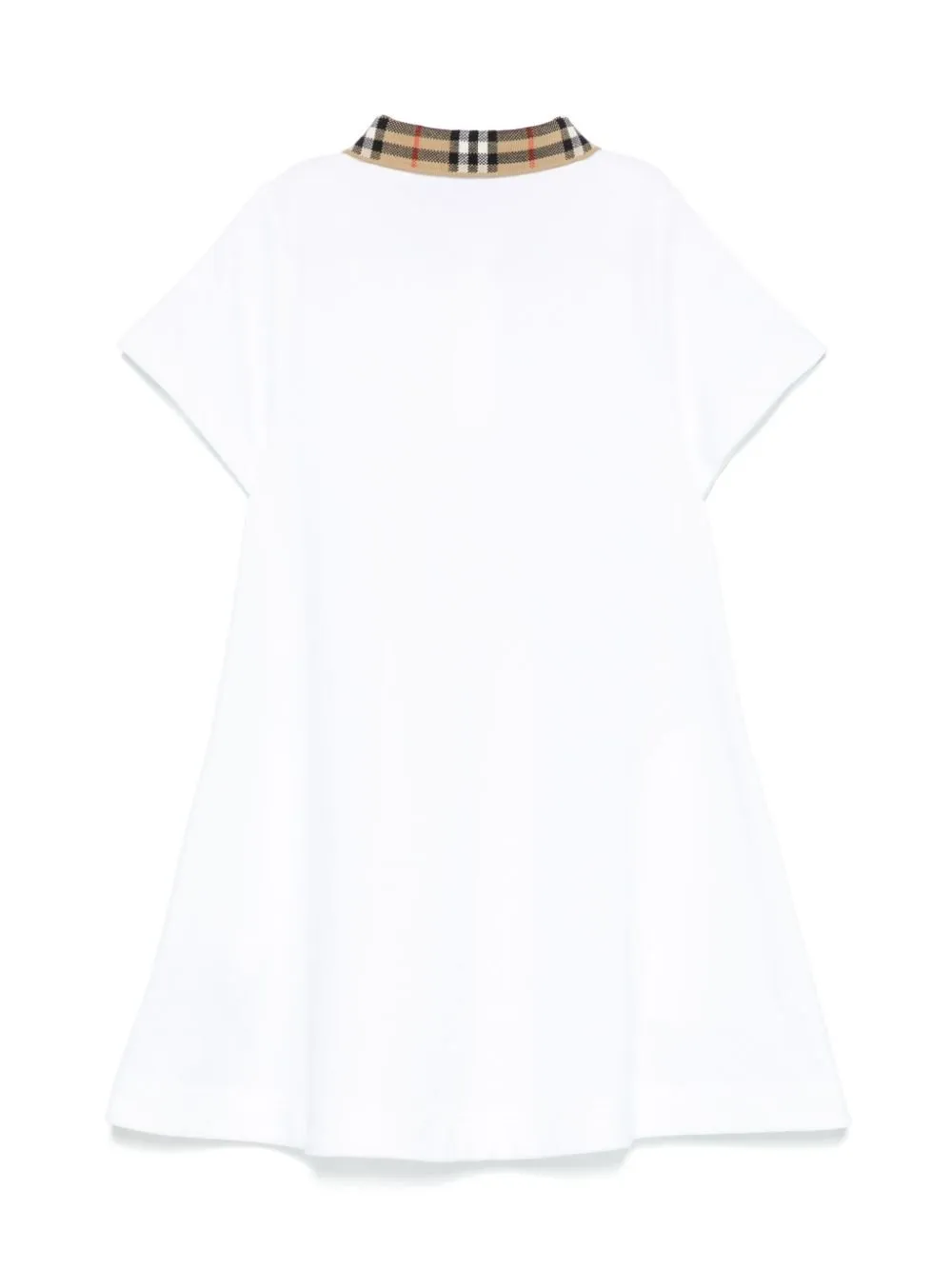 Burberry Kids Check Collar Polo Shirt Dress