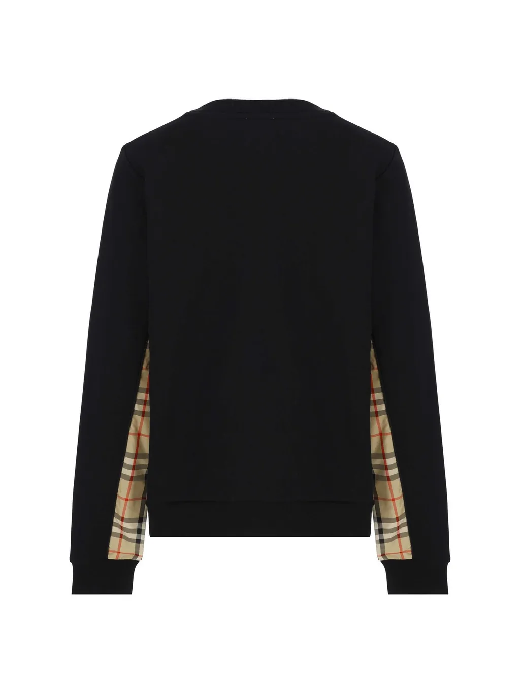 Burberry Kids Check Pattern Crewneck Sweatshirt