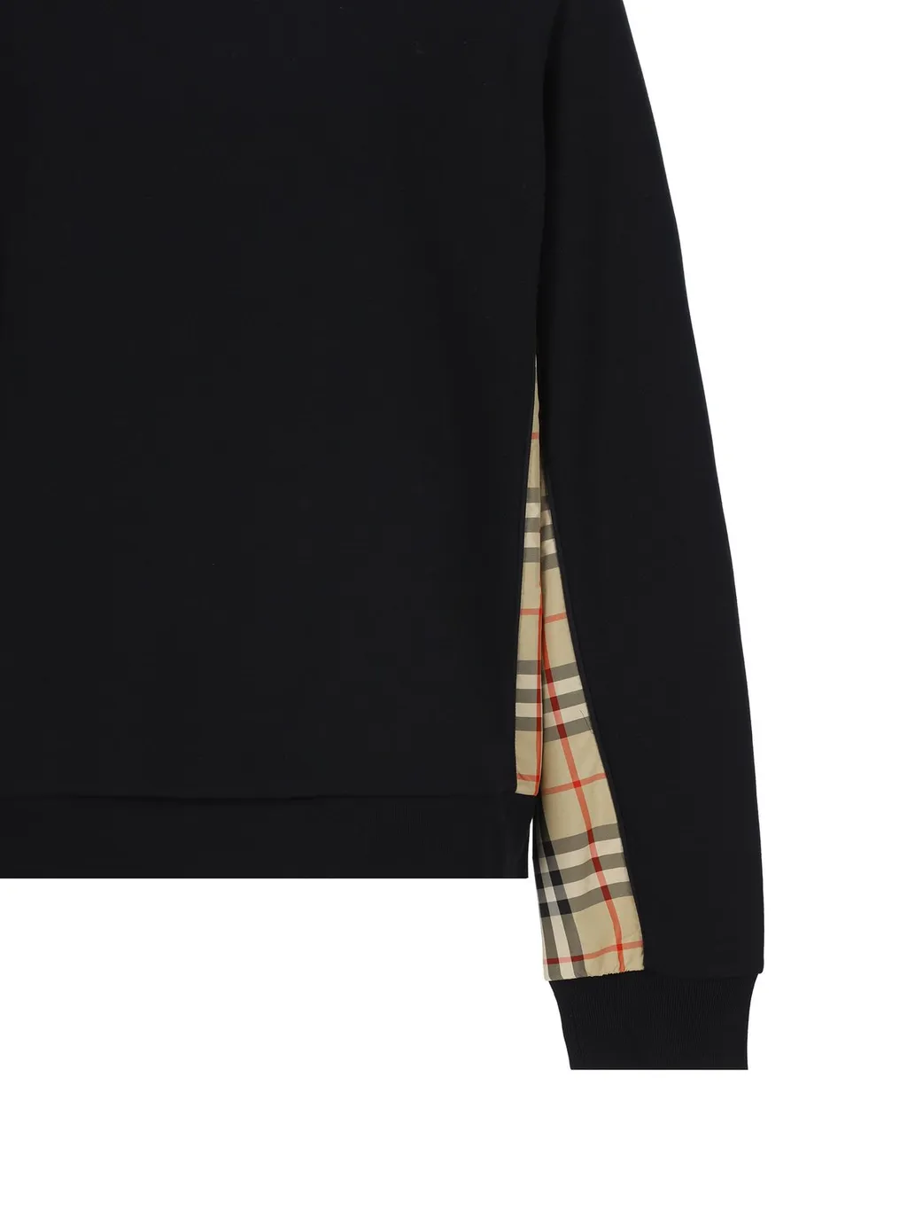 Burberry Kids Check Pattern Crewneck Sweatshirt