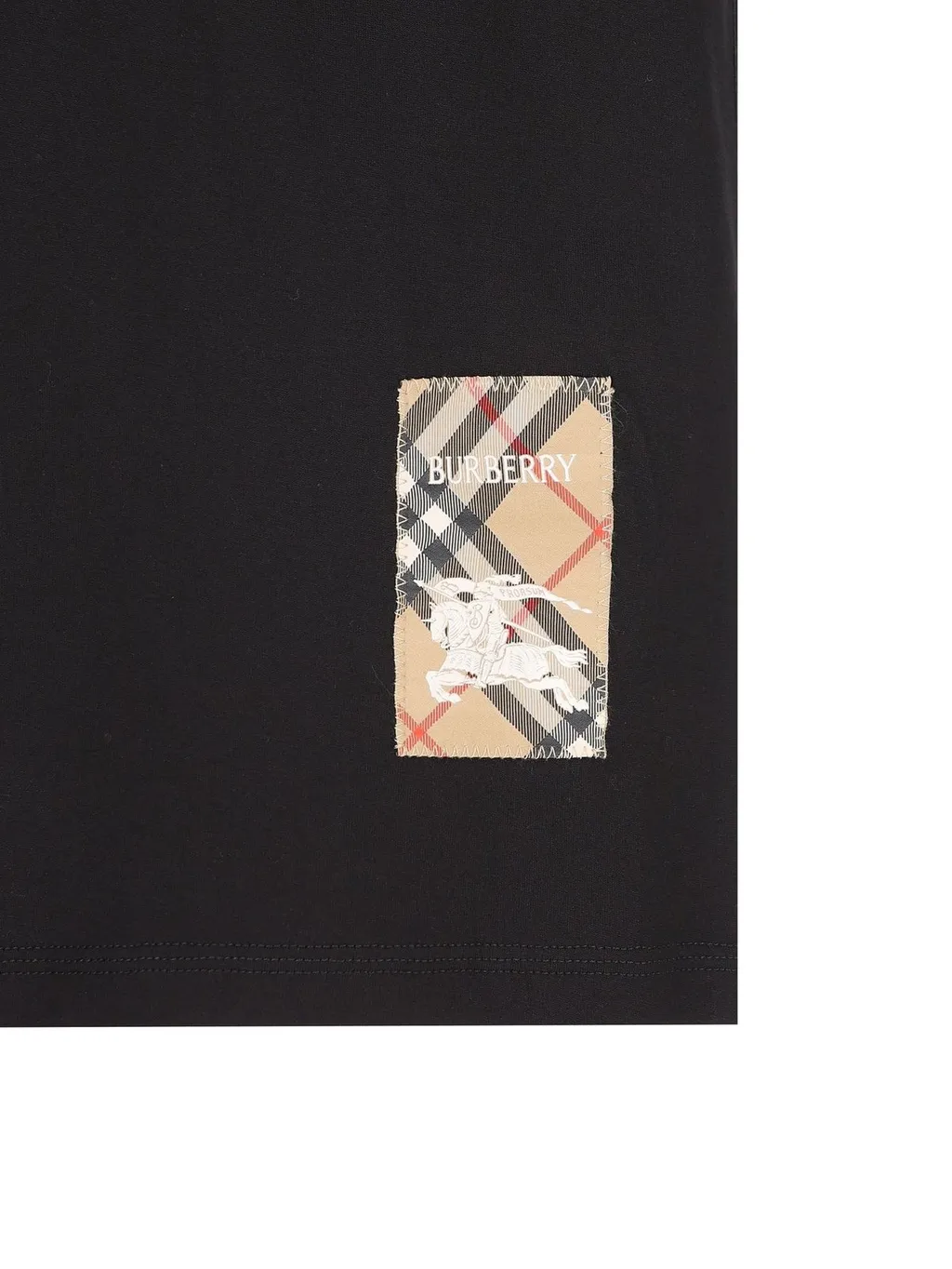 Burberry Kids Logo Patch Crewneck T-Shirt
