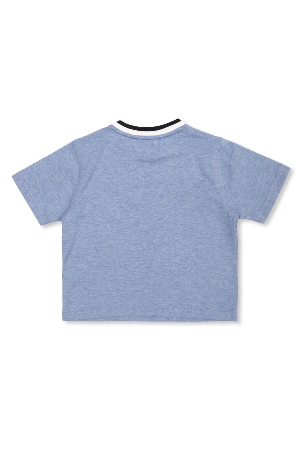 Burberry Kids Logo Embroidered Jersey T-Shirt