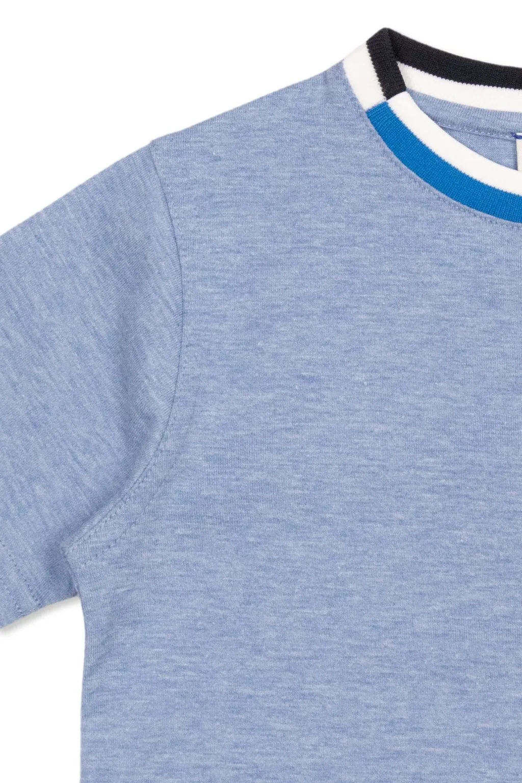Burberry Kids Logo Embroidered Jersey T-Shirt