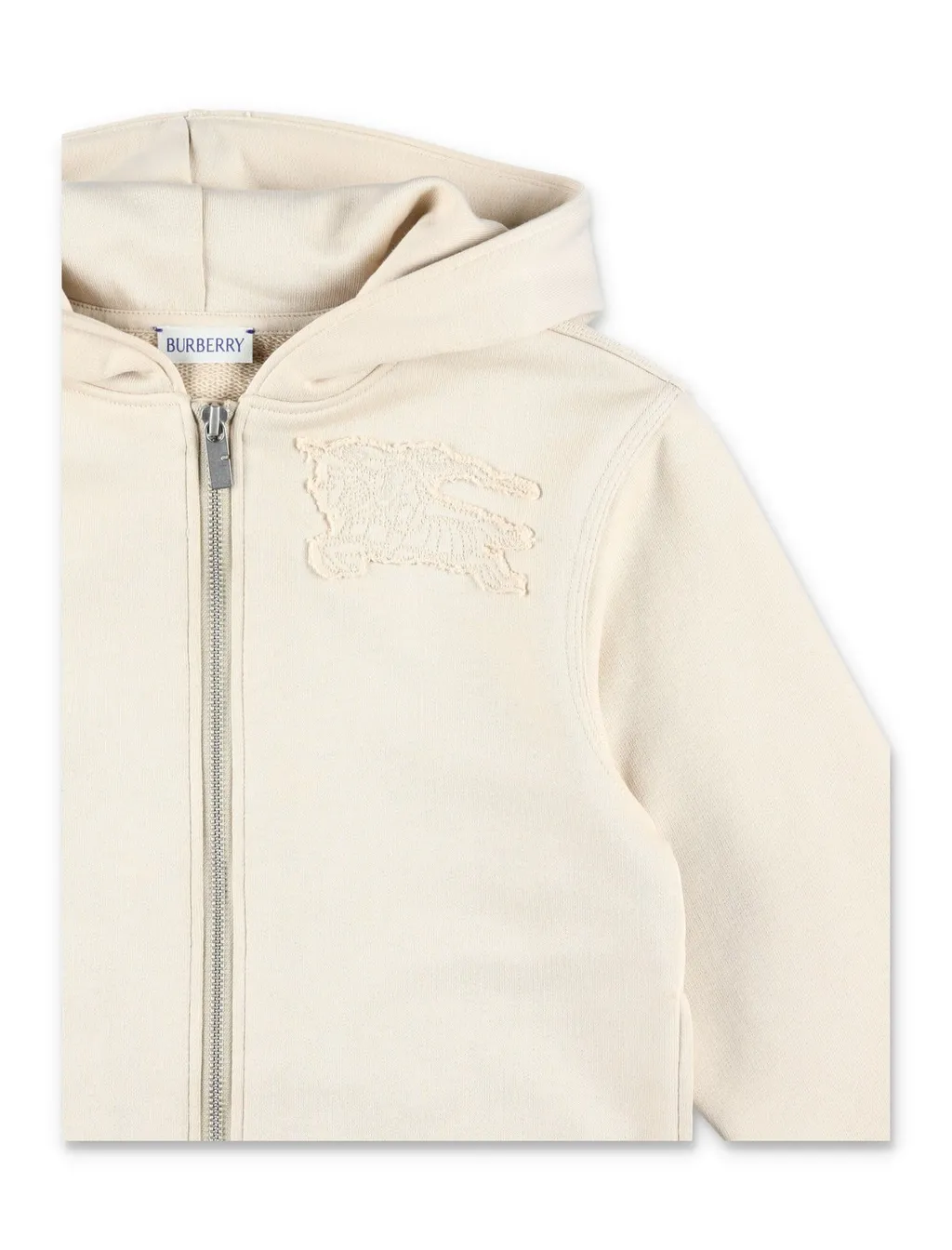Burberry Kids Ekd Motif Zip-Up Hoodie