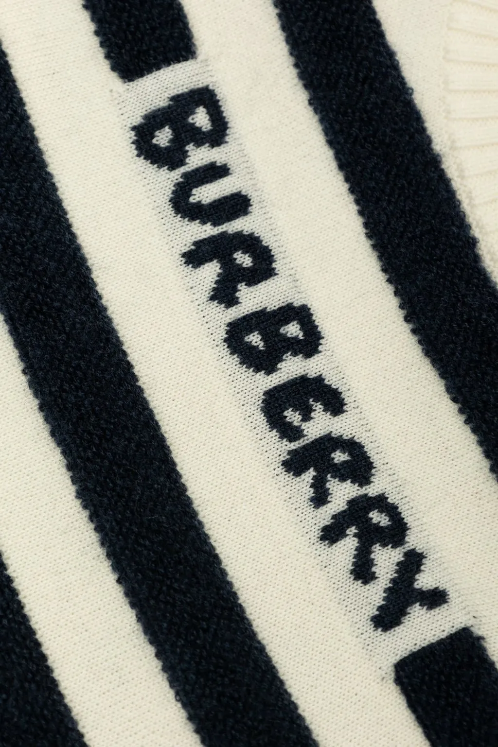 Burberry Logo Striped Jumper