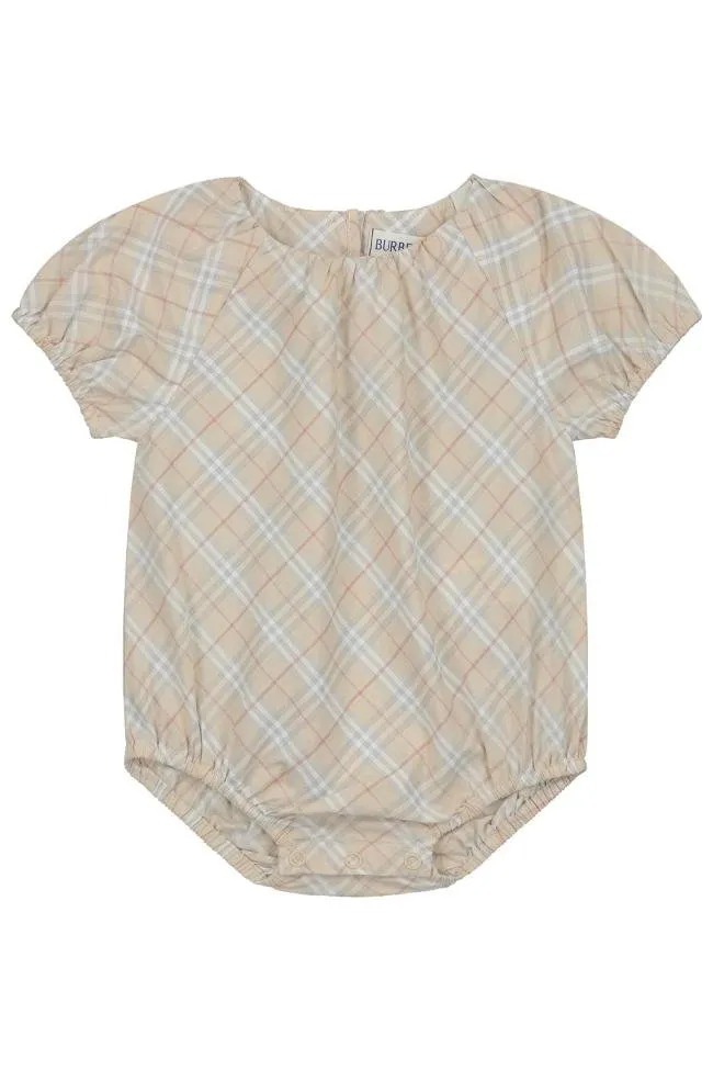 Burberry Kids Checked Crewneck Body