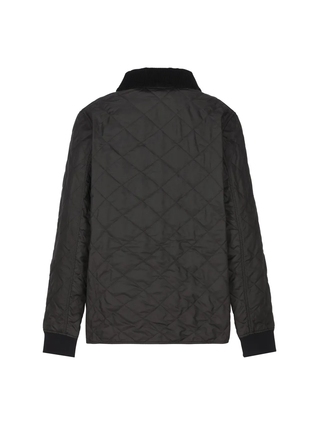 Burberry Kids Diamond Quilted Zipped Jacket