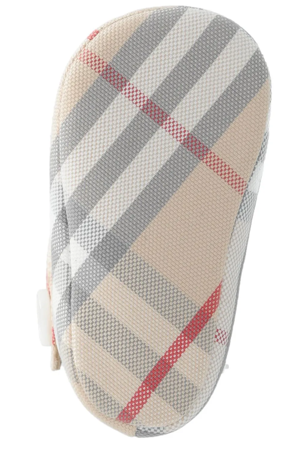 Burberry Kids Check-Printed Round-Toe Mary Jane Shoes