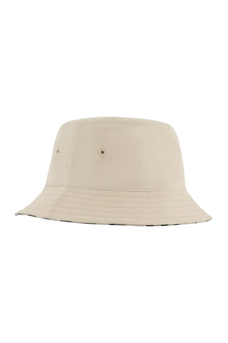 Burberry Kids Ekd Embroidered Reversible Bucket Hat