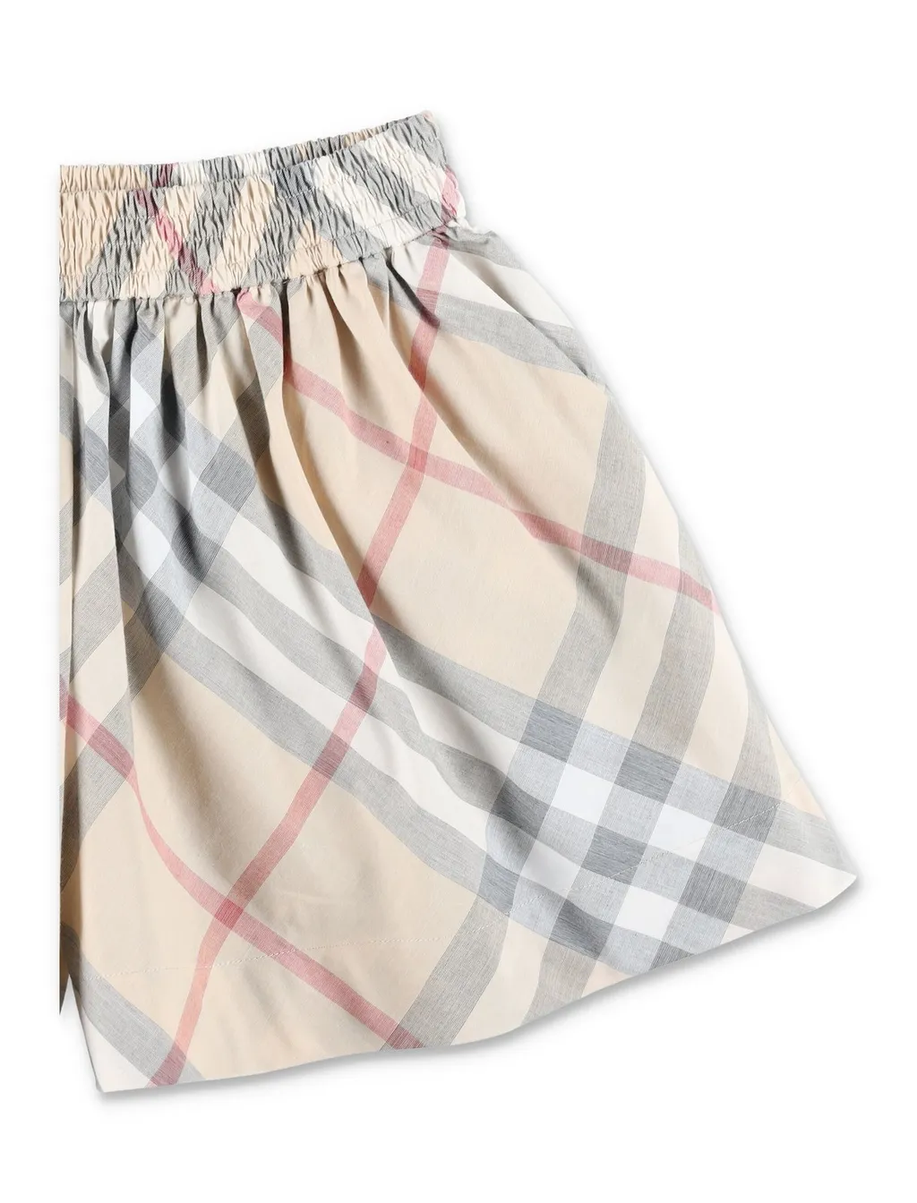 Burberry Kids Elasticated Waistband Checked Shorts