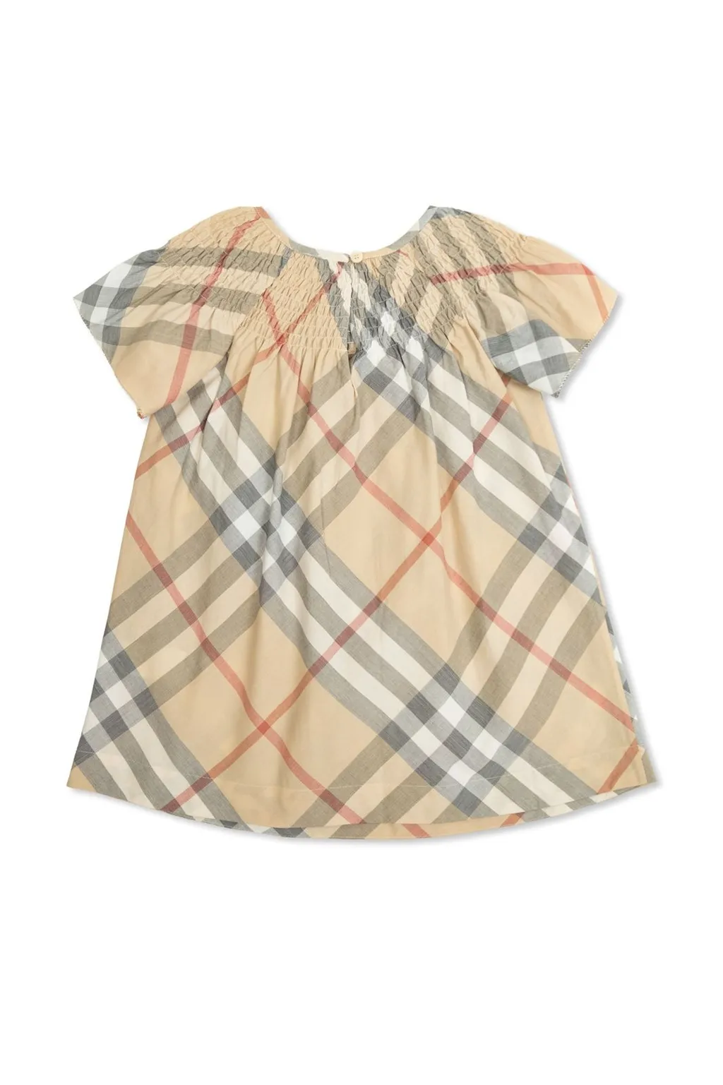 Burberry Kids Checked Crewneck Dress